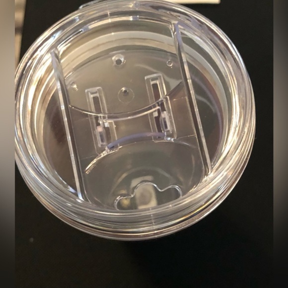 Texas A&M aggies Longhorn clear acrylic water bottle tumbler with silicone cozie - Picture 3 of 7